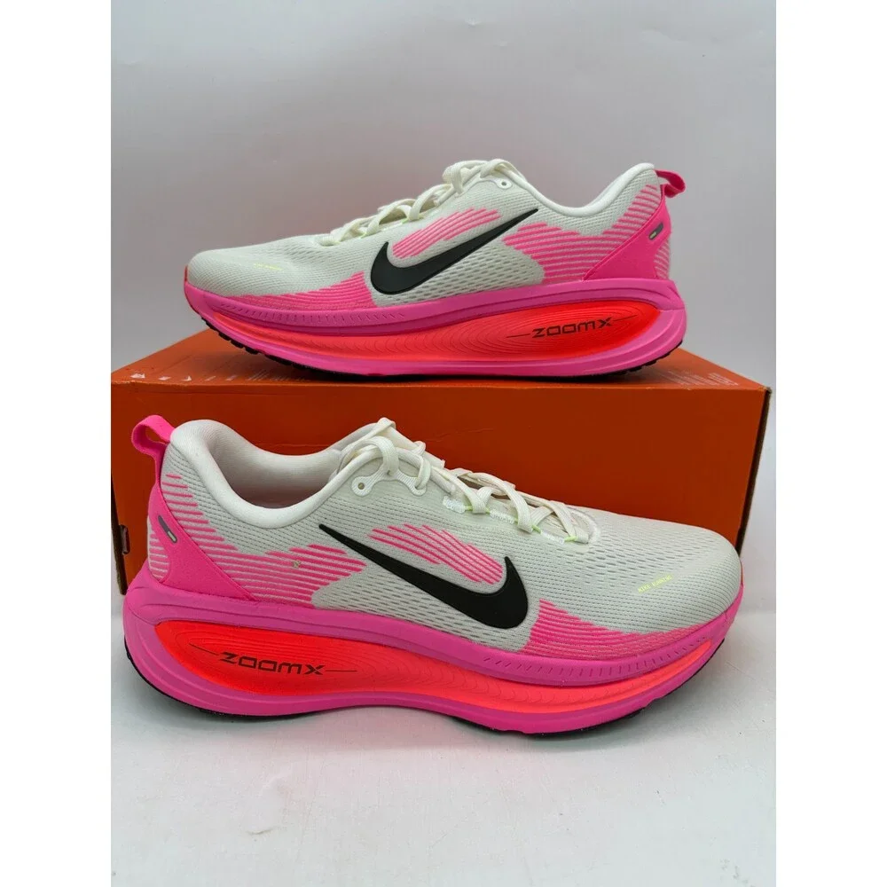 Nike Vomero 18 Men's Size 13 White Pink Running Athletic Shoes IB7315 100